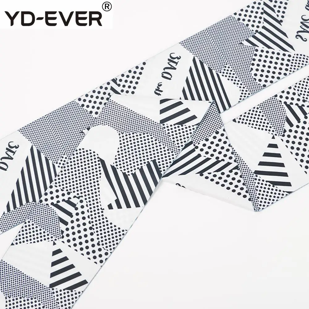 Оригинальный дизайн черно белые чулки с размытием индивидуальные весенне