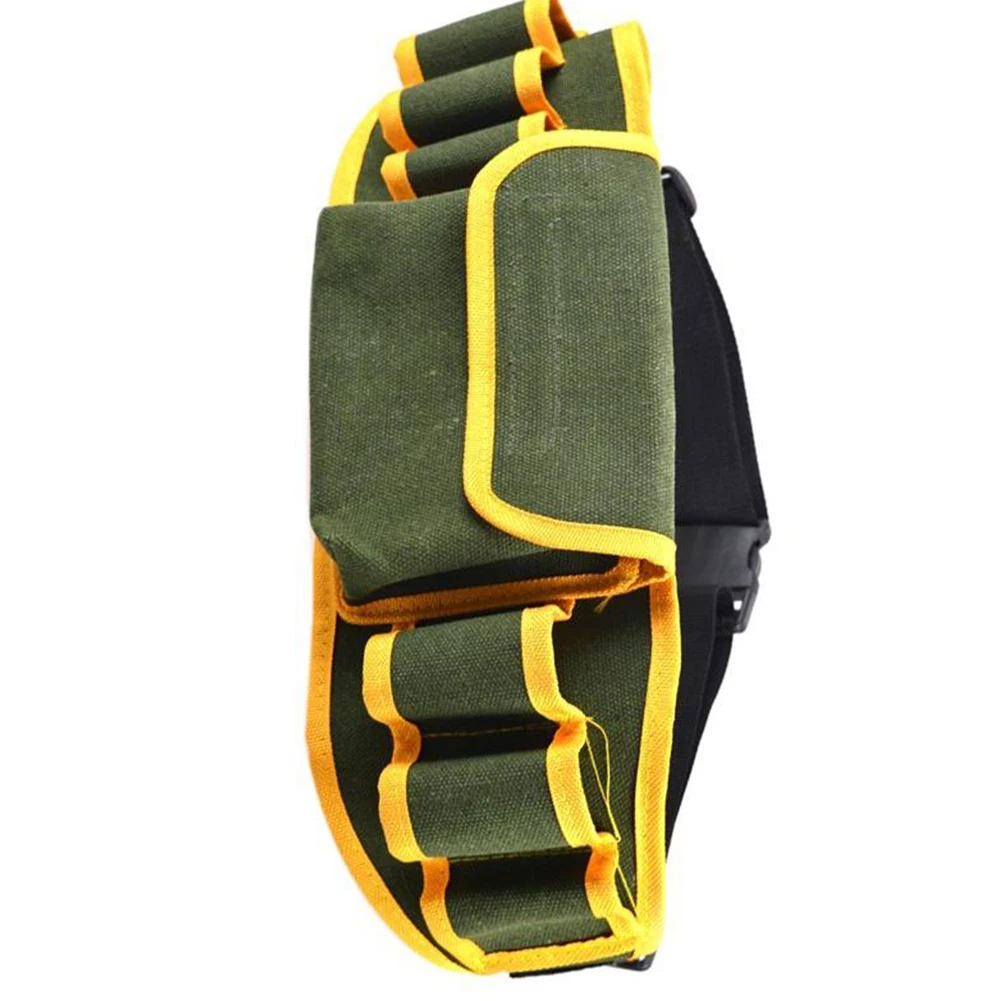 

Storage Solid Durable Multifunctional Adjustable Repair Tool Hardware Mechanic Travel Zipper Waist Canvas Bag
