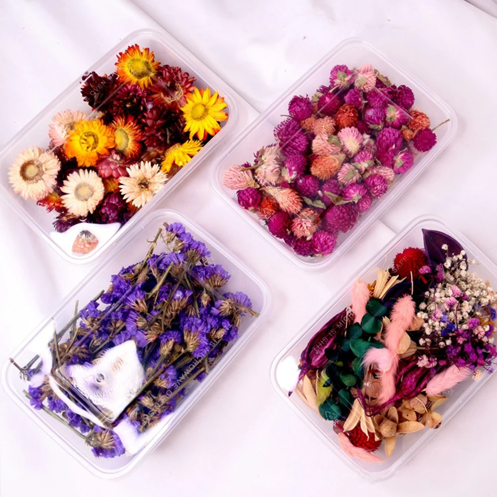 Декоративная Свеча настоящие сухие растения цветок сделай сам