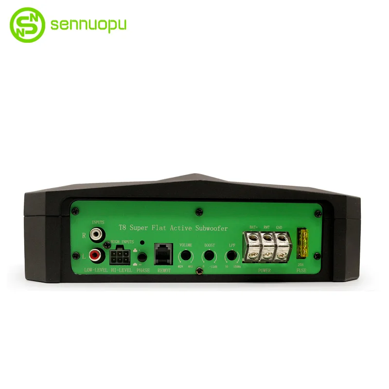 SENNUOPU сабвуфер автомобильный Алюминиевая металлическая коробка сабуфер для авто