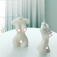 3d human body silicone candle mold figure wax mold female design fragrance candle aromatherapy plaster mold soap mold decorating