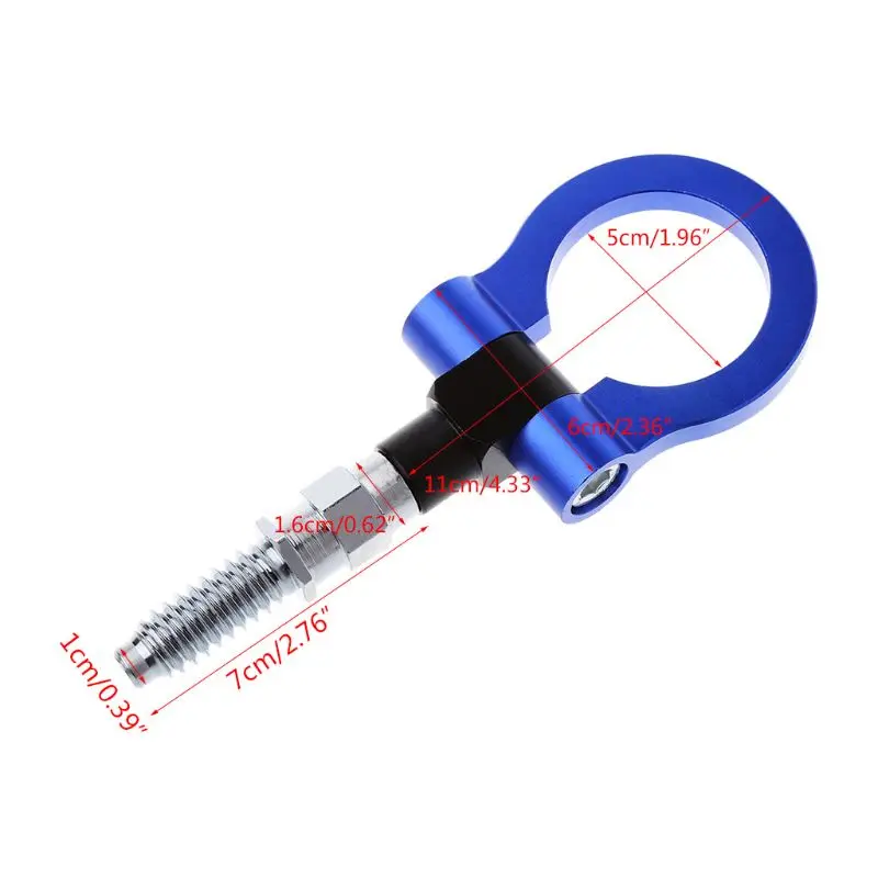 X7AE Универсальный гоночный буксирный крюк для автомобиля подходящий bmw E46 E81 E30 E36 E90