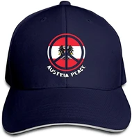 austria flag peace unisex dad hat trucker hats baseball hats driver adjustable sun cap