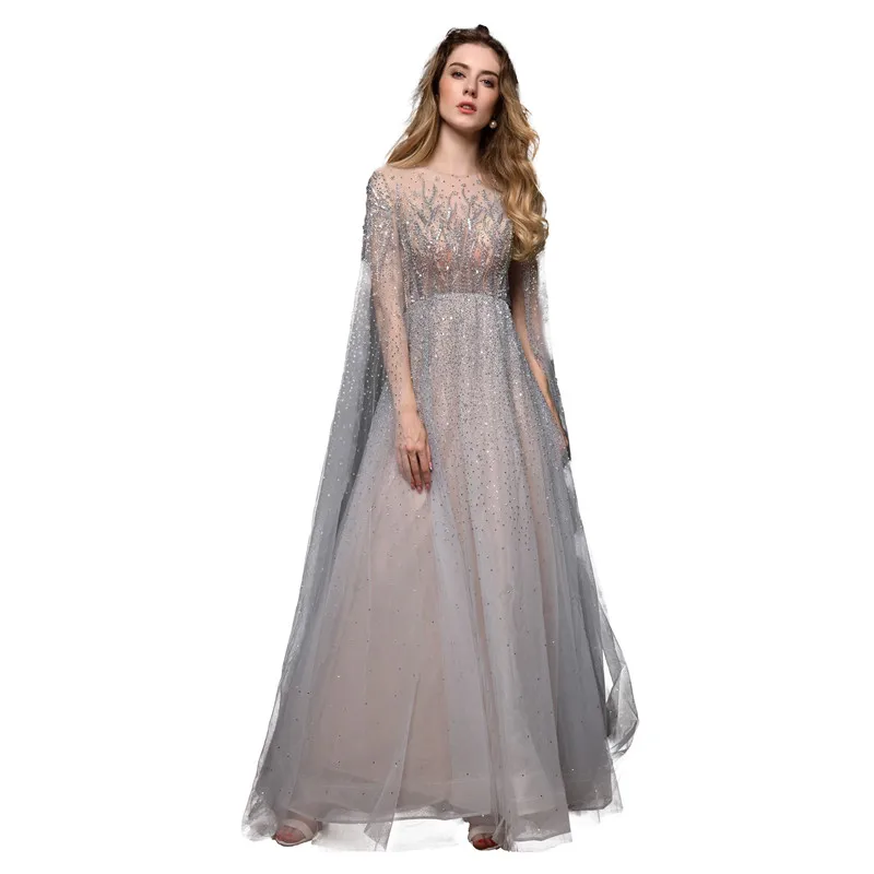 

Milomi.CP Tulle O-Neck Short Sleeve with Veil Floor Length Ball Gown Vestidos elegantes Vestido de festa Long dress 82385