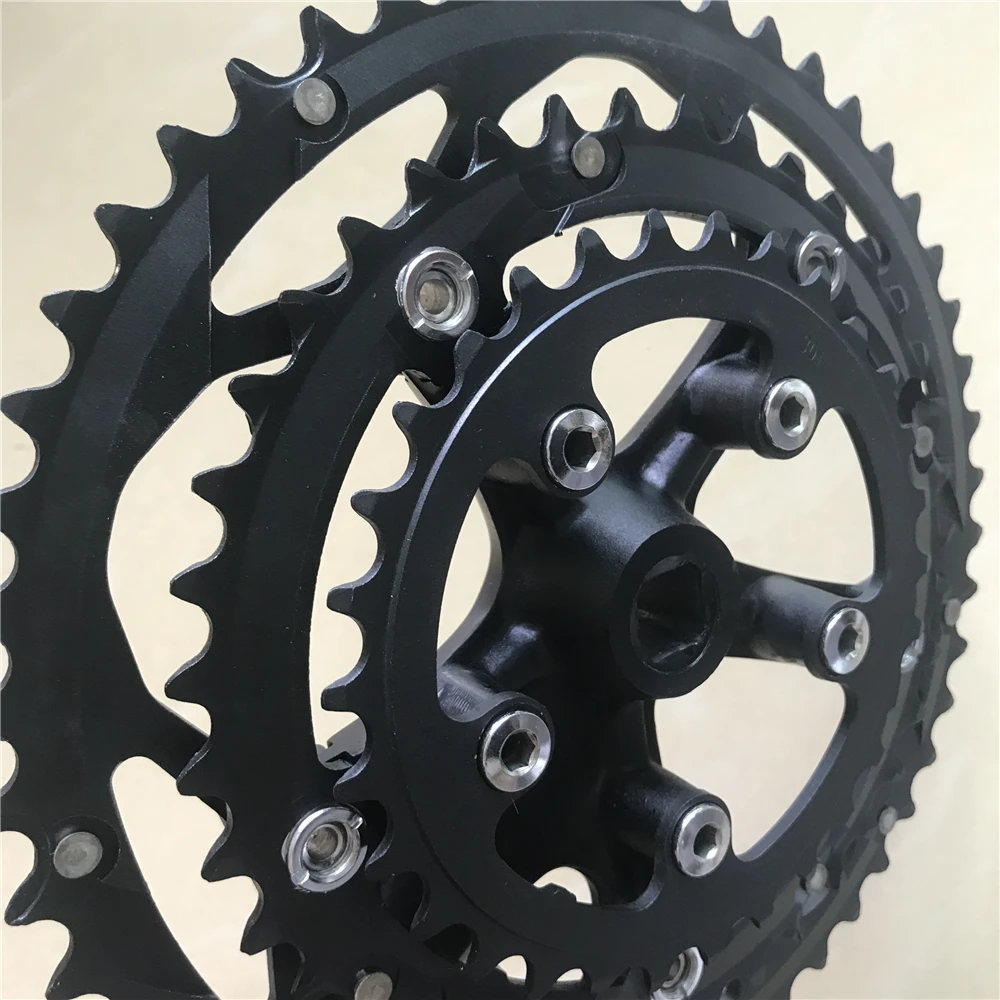 Комплект Шатунов TRUYOU для дорожного велосипеда 130-74 BCD 50/39/30T 3/32 дюйма складная