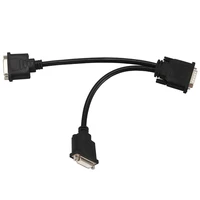 dms 59 male to 2 dual link dvi i 245 pin splitter adapter cable