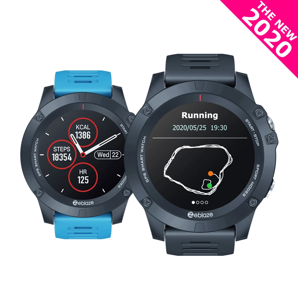 Новинка 2020 Zeblaze VIBE 3 GPS умные часы водонепроницаемые лучший срок службы батареи