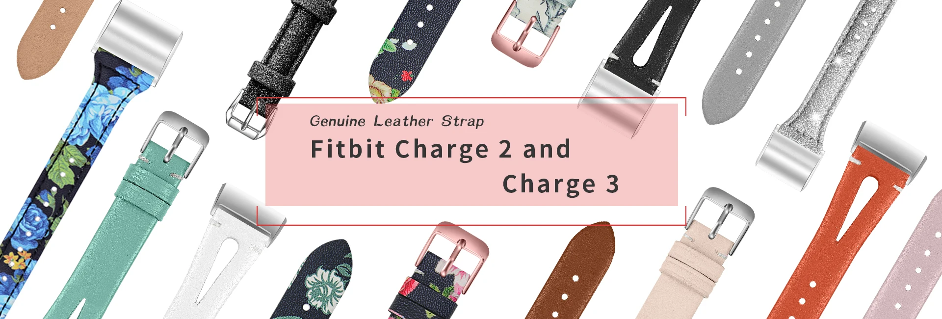 OULUCCI металлический сетчатый ремешок с петлей, для браслета Fitbit charge 2 кожаный ремешок для Fitbit charge, 3 ремешка, умный браслет для мужчин и женщин