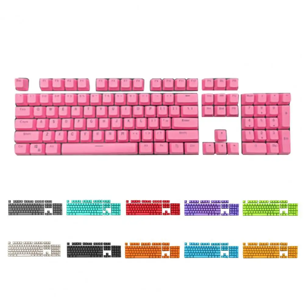 

104Pcs Universal Backlight High Quality PBT Keycaps Mechanical Keyboard Key Caps for PC Computer