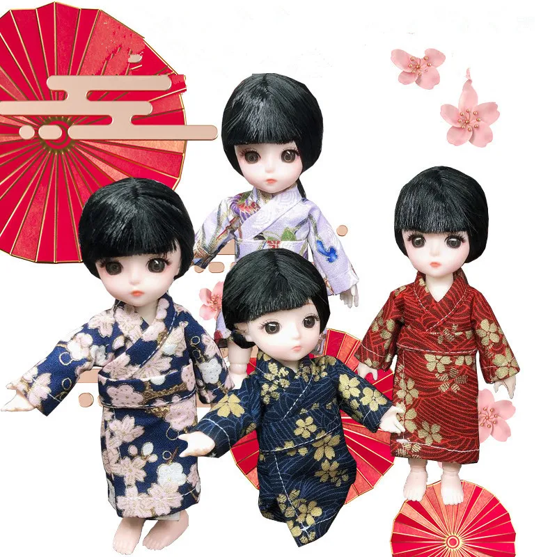 Новинка 1/12 аксессуары для кукольной одежды 16 см BJD кукла китайский костюм