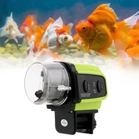 automatic fish timer feeder food feeding digital display home aquarium plastic portable fish feeder tools 1 pcs