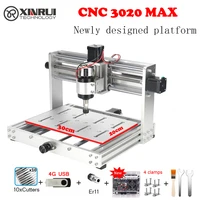 cnc 3020 pro max grbl control 200w 3 axis diy pcb milling machine wood router support laser engraving