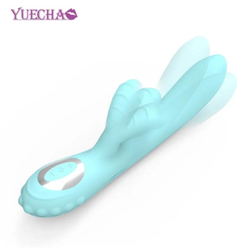 YUECHAO 12 Скорость G Spot вибратор силиконовый кролик Водонепроницаемый Женский
