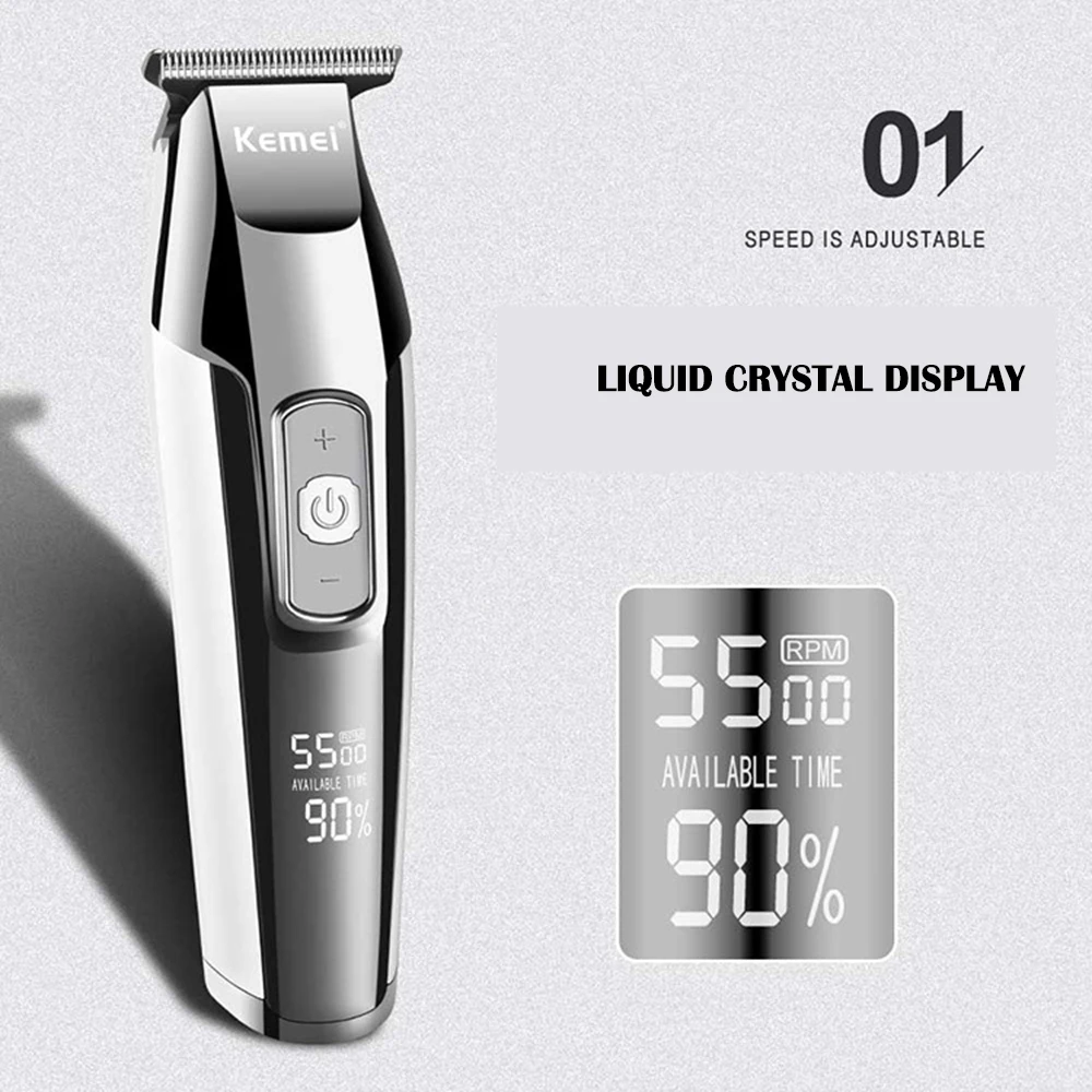 Профессиональный триммер для волос машинка стрижки бороды мужской резак