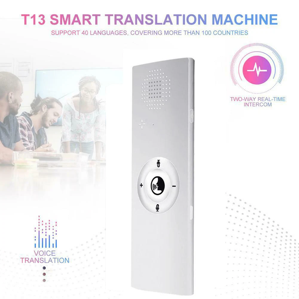 AMS-портативный мини многоязычный умный голосовой переводчик 40 язык s Bluetooth