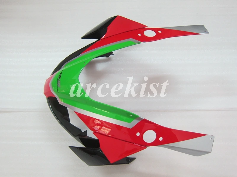 ABS полный обтекатель комплект+ крышка бака подходит для Aprilia RS125 06 07 08 09 10 11 RS 125 2006 2007 2011 Обтекатели набор красный серебристый