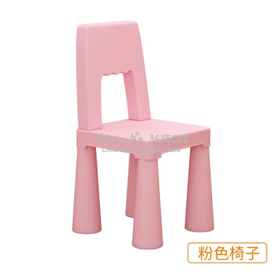 

Pink Children's Table and Chair Set Kindergarten Table and Chairs Baby Study Table Home Writing Toy Table