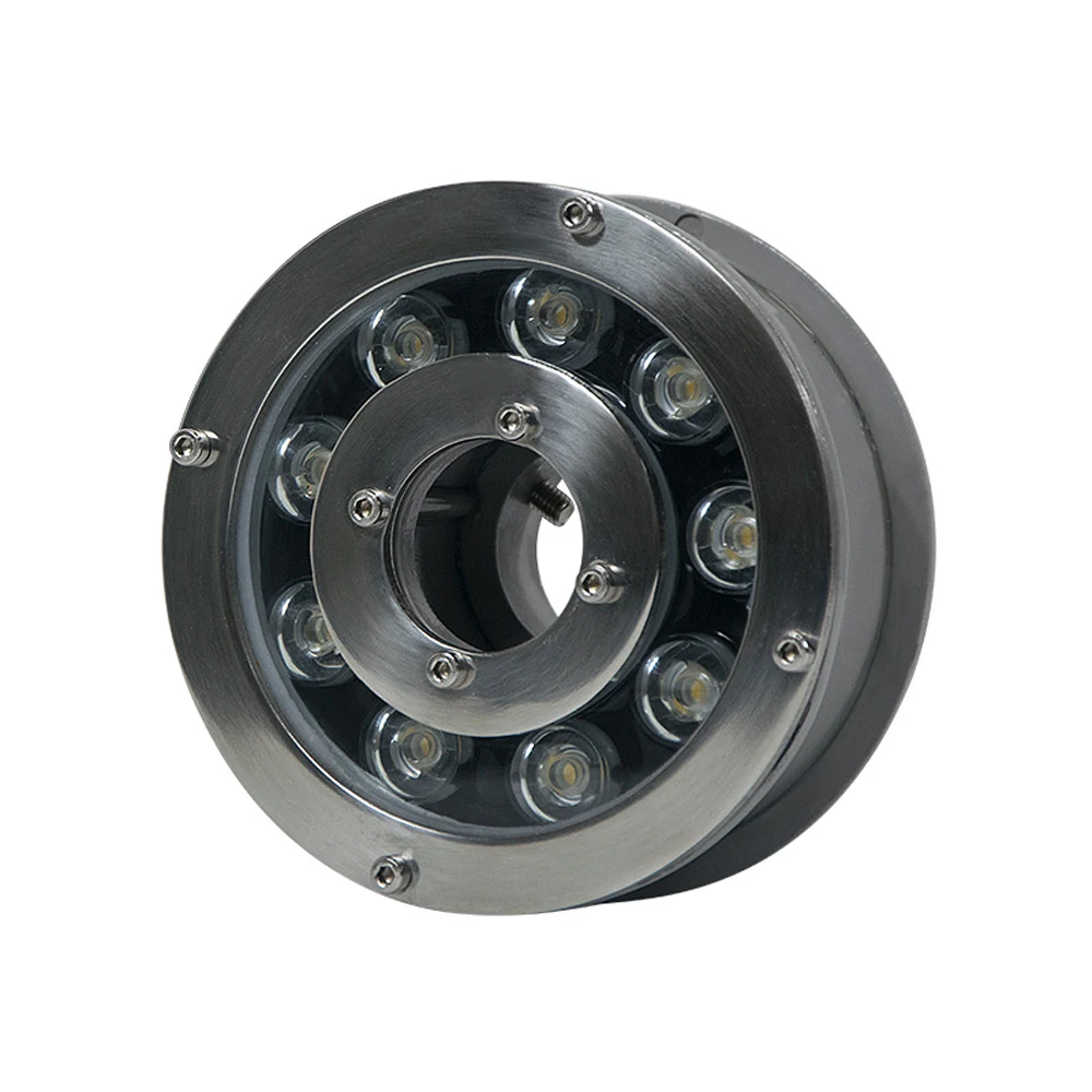 

5pcs DMX512 Underwater Led Light Fountain 6w 9w12w 15w 18w RGB RGBW External Control Ip68 For Swimming Pool AC12V 24V