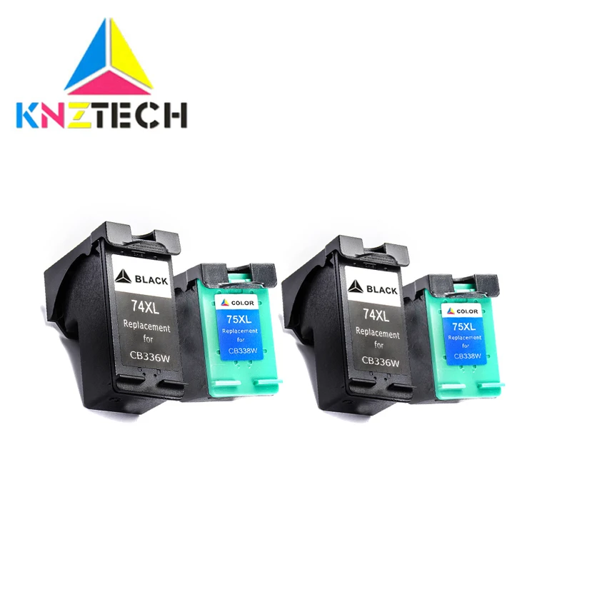 Сменный картридж для принтера совместимый с for74 75 74xl 75XL Deskjet D4260 D4263 4360 D4368 Officejet J5730