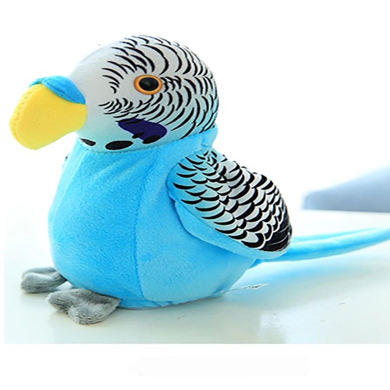 Электрический обучения голос Запись попугай плюшевые игрушки голосовой