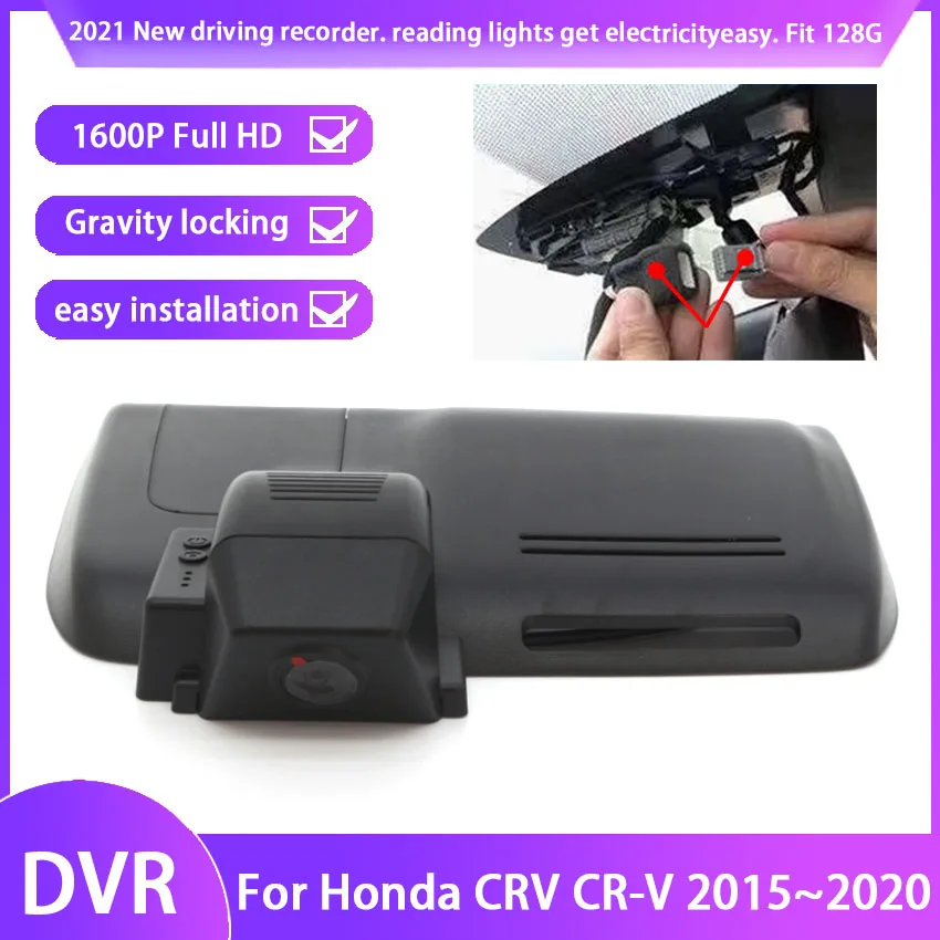 Full hd 1600P 2K Easy to install Car DVR Wifi Video Recorder Dash Cam Camera For Honda CRV CR-V 2015~2017 2018 2019 2020 2021 Full hd 1600P 2K Easy to install Car DVR Wifi Video Recorder Dash Cam Camera For Honda CRV CR-V 2015~2017 2018 2019 2020 2021
