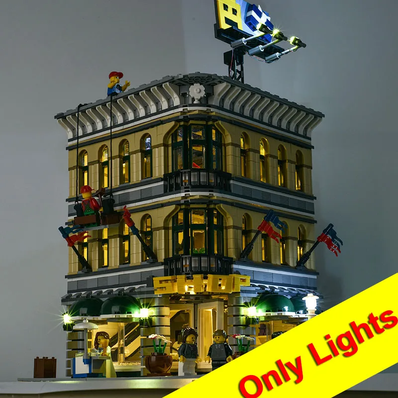 

(NOT Include The Model)LED Light Up Kit For Grand Emporium For Kids Christmas Blocks Lighting Gift Compatible 10211 15005