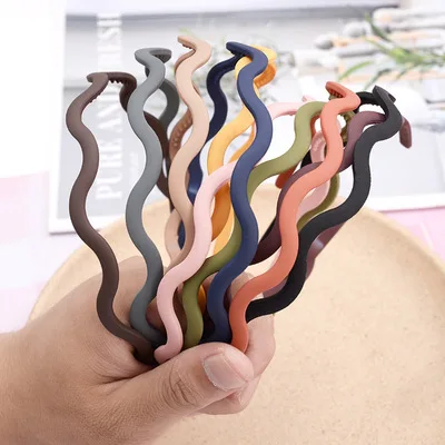 Wild Serrated Press Hair Fine Hairpin Makeup Wash Headband