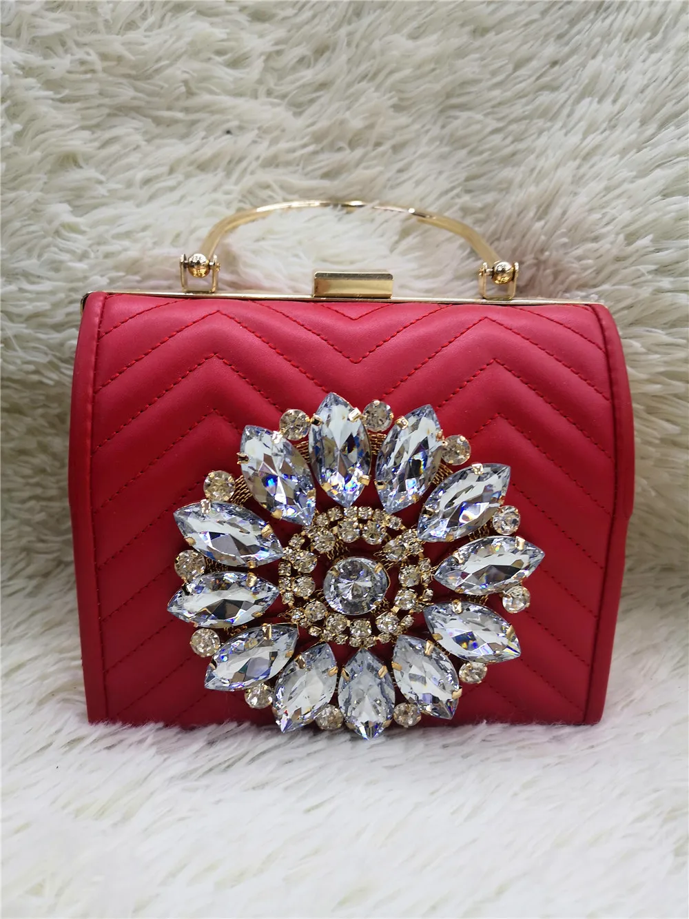 Клатч Chaliwini Дамский клатч кошельки Свадебные вечерние летние сумки с кристаллами