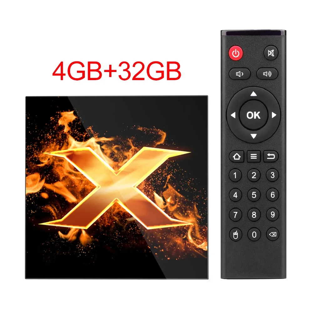 

ТВ-приставка X1 на Android, с поддержкой Android 10, OTA, BT5.0, 6K