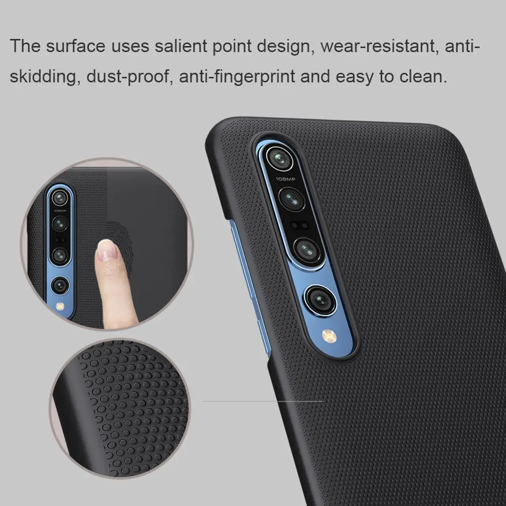 Для redmi k30 5G чехол NILLKIN Супер Матовый Защитный матовый Жесткий Чехол для задней