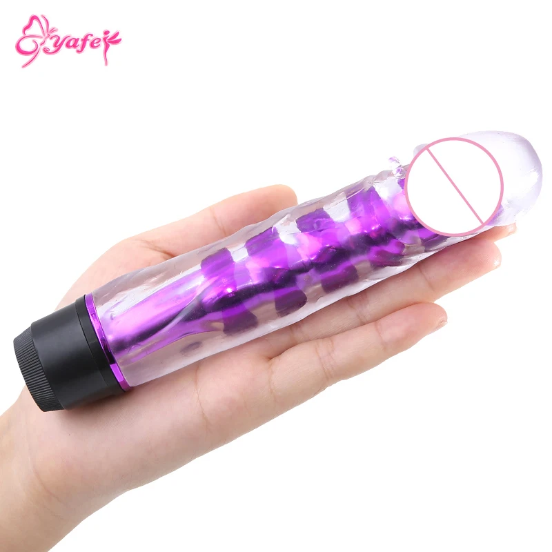 Мультискоростной вибратор точки G Желейный фаллоимитатор для пениса стимулятор