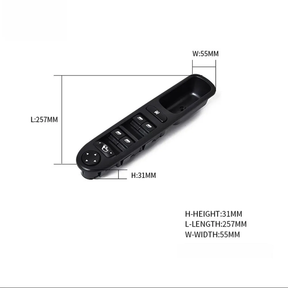 

Window Master Switch Driver Side Master Power Window Control Switch Button for Peugeot 307 2000-(3A/C) 1.4 6554KT