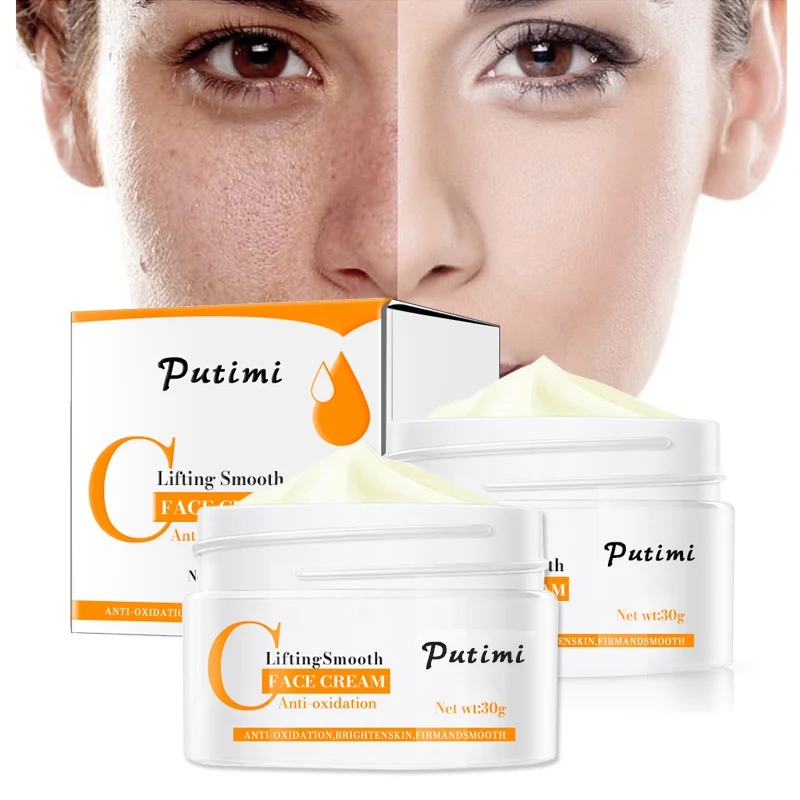 

PUTIMI Anti-Oxidation Face Cream Anti-aging Wrinkle Skin Whitening Moisturizing Lifting Face Care Brighten Face Cream Day Cream