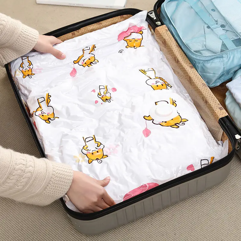 

Vacuum Compression Bag Quilt Evacuation Shrink Bag Finishing Device Quilt Clothes Storage Bag Large Bag Closet Organizer 8pcs