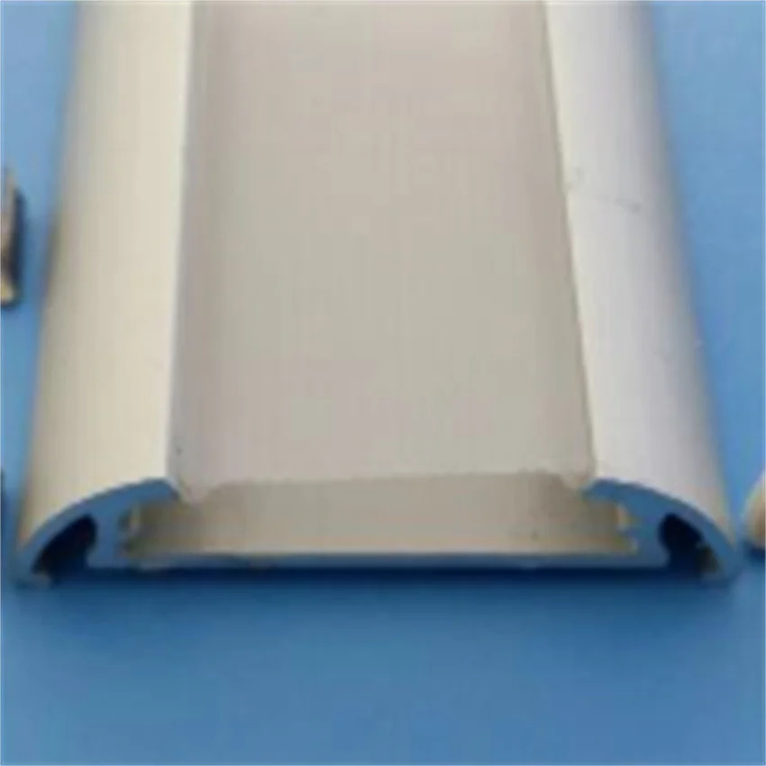 

Free Shipping 2m/pcs 40m/pcs aluminum profile Transparent Milky Frosted PC Cover for led flexible strip
