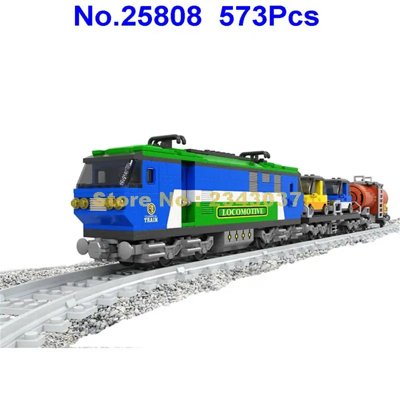 Ausini 25808 573 шт поезд строительные блоки игрушки
