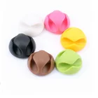 Органайзер для кабелей USB, держатель для проводов, держатель для наушников, зажим для шнура, офисные настольные телефонные кабели, силиконовый зажим для проводов