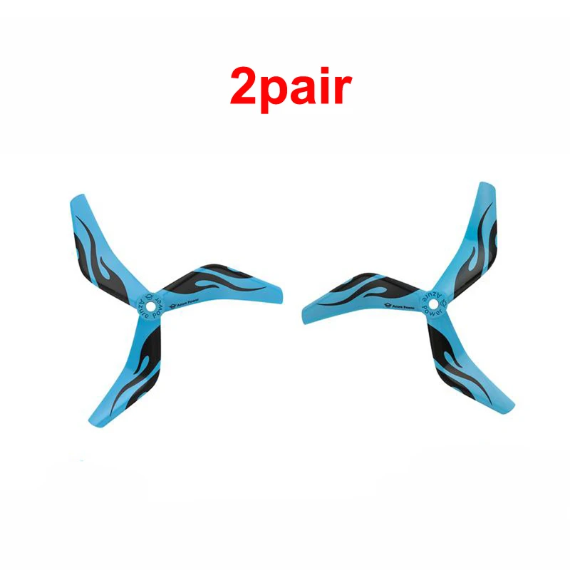 

2pair Azure Power 5045 V2 3-Blade Propeller 5 Inch CW CCW Props Glass Fiber Paddle for RC FPV Drone Quadcopter DIY Accessories