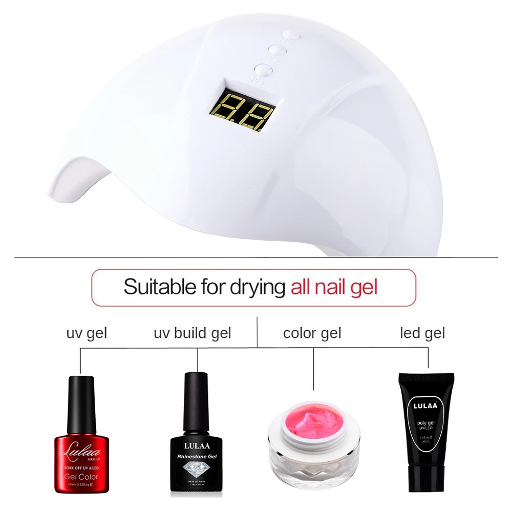 УФ-лампа для сушки гель-лака ногтей 24 Вт | Красота и здоровье