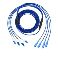 200metres fiber optic patch cord armored jumper lc lc lc fc lc sc lc st sc sc fc fc st st singlemode 4cores anti rodent pigtail
