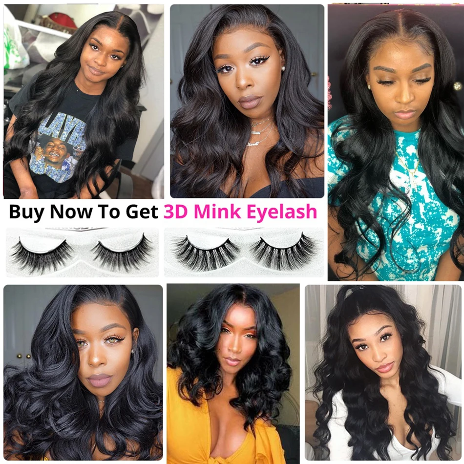 Brazilian Body Wave 3 Bundles With Closure Human Hair Lace 4 Bundles/lot Remy Brazillian Extensions | Шиньоны и парики