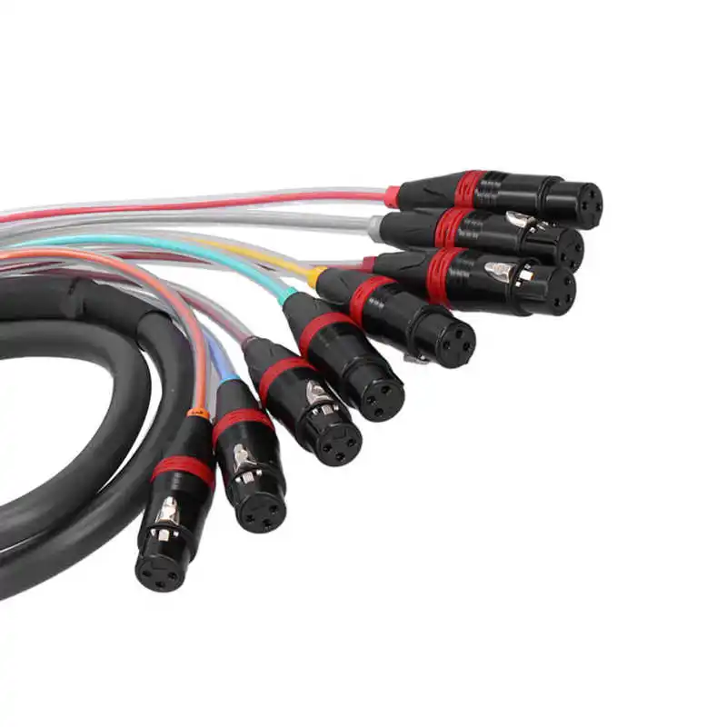 

XLR Audio Cable Audio Cable MultiChannel Stable Performance Convenient Audio Equipment for Music Restaurant for Home