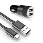 Автомобильное зарядное устройство с 2 USB-портами и кабелем для быстрой зарядки для Xiaomi mi 10 Ultra 9 Redmi Note 9 8 Pro K30 Ultra 9C 10X Redmi 4c 3a 5a