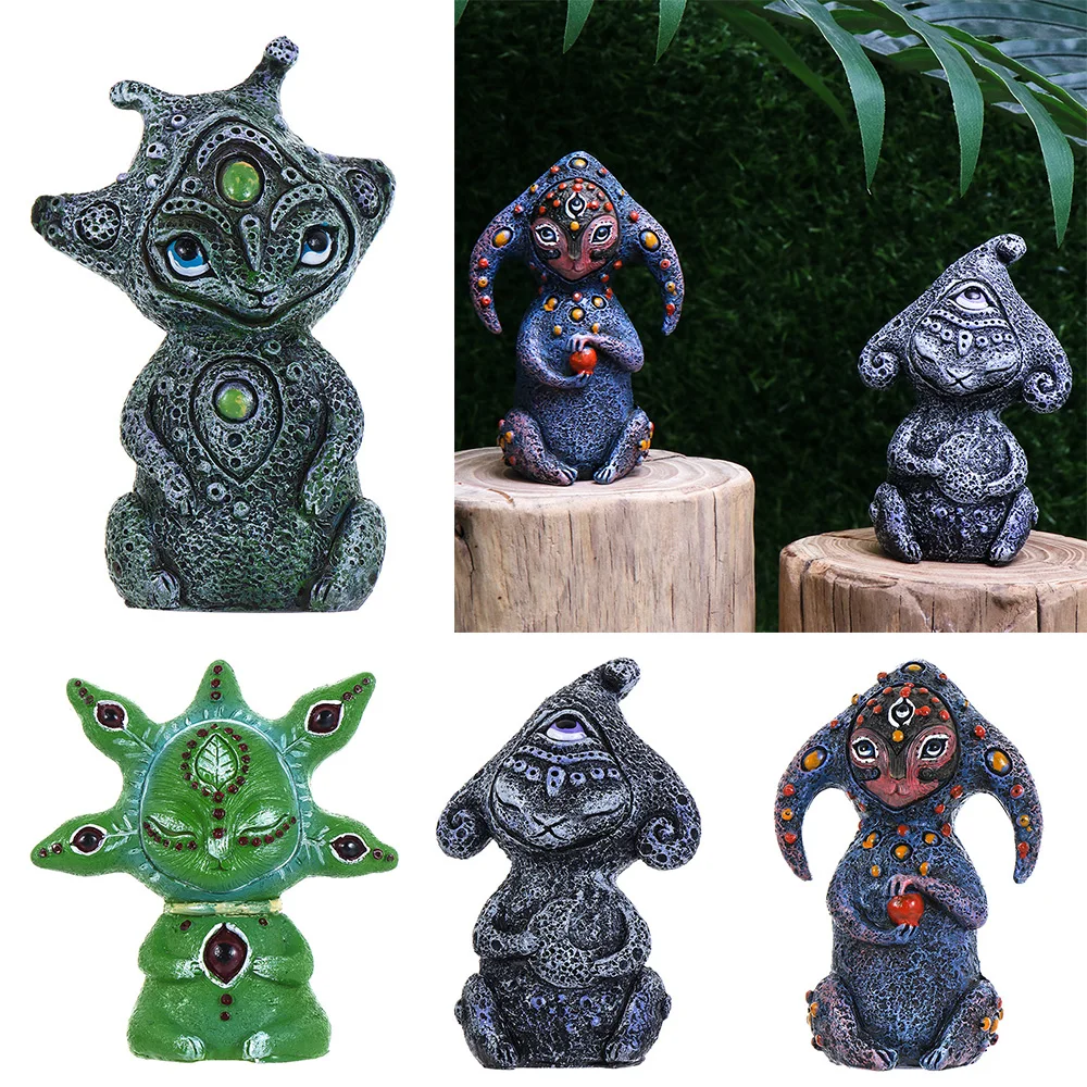 Забавные фигурки из смолы создаваемые вручную существа сказочного мира