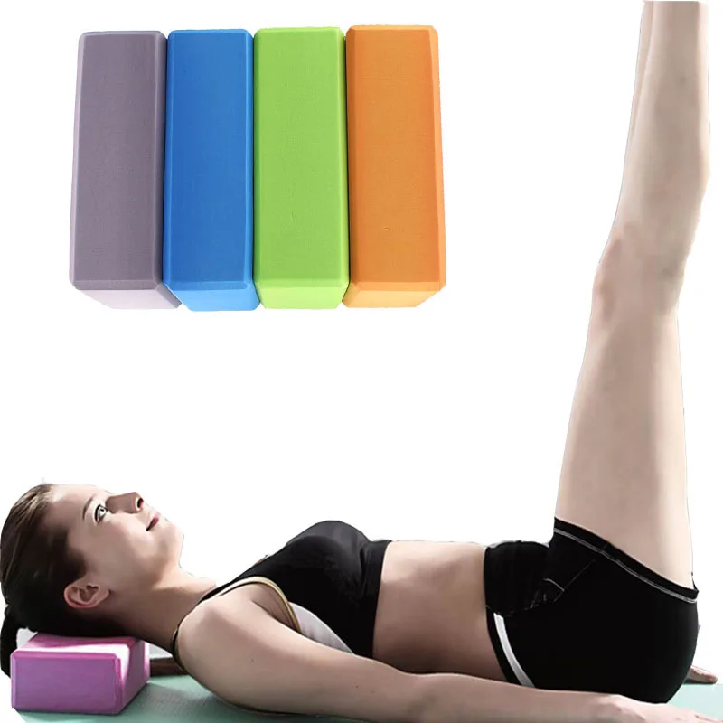 EVA Yoga Block Colorful Foam Brick Exercise Fitness Tool Workout Stretching Aid Accessories #c | Спорт и развлечения