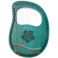 harp lyremahogany 16 string harpwith tone wrenchsuitable for music lovers beginners children and adultsetc