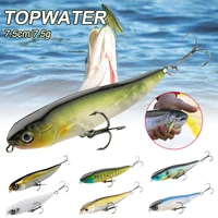 7 colors pencil lure walking bait floating lure fishing bait 3 fold rendering technology hard lure saltwater fishing accessories