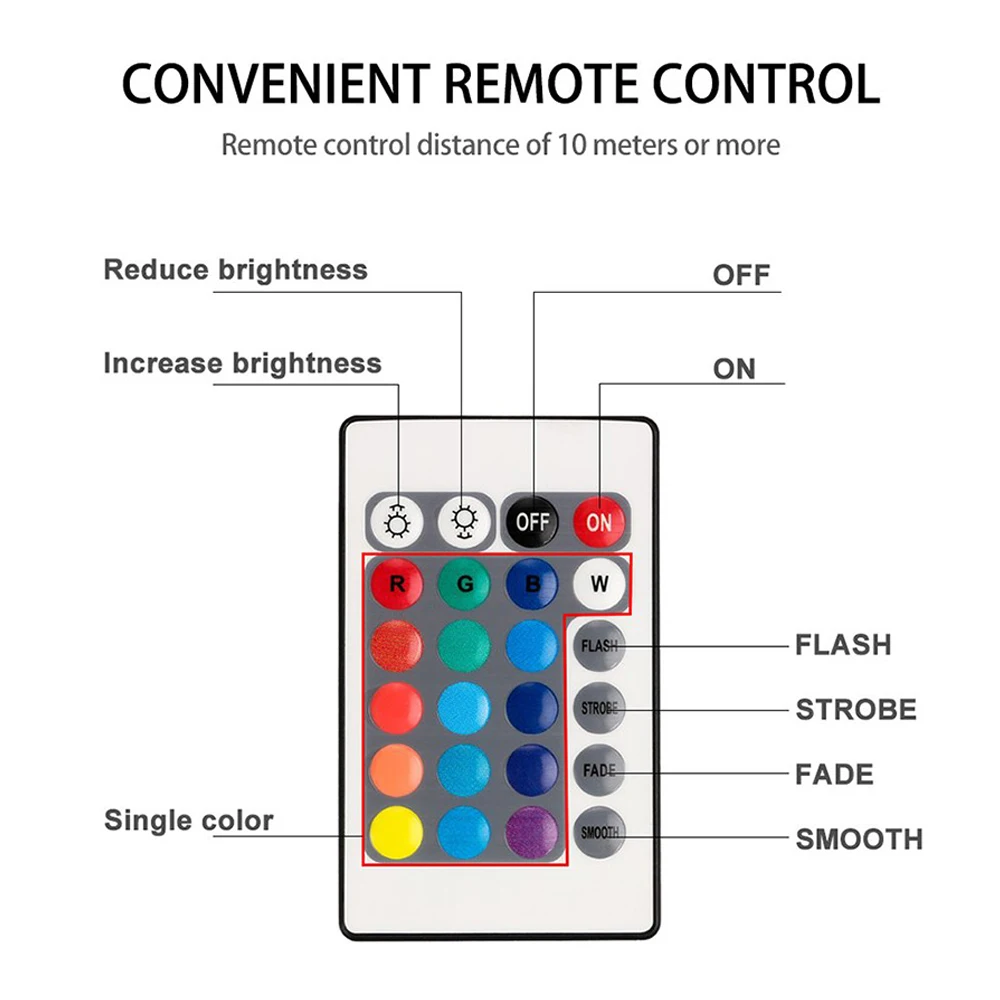 IP68 погружной светодиодный светильник s мульти Цвет подводный ночник ваза бар