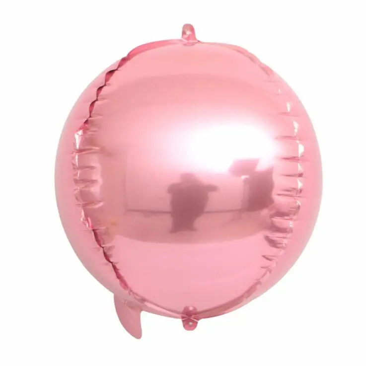 rose gold 5 шт./партия, 10 дюймов, розовое золото 4D, воздушные шары из алюминиевой фольги, товары для свадьбы, дня рождения, вечеринки, Декор, баллон гелия - Цвет: rose gold