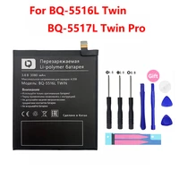 100  Original Battery 3080mAh For BQ-5517L BQ-5516L Twin Pro BQ5516L BQ5517L Smart Phone Batterie Batteria Tools